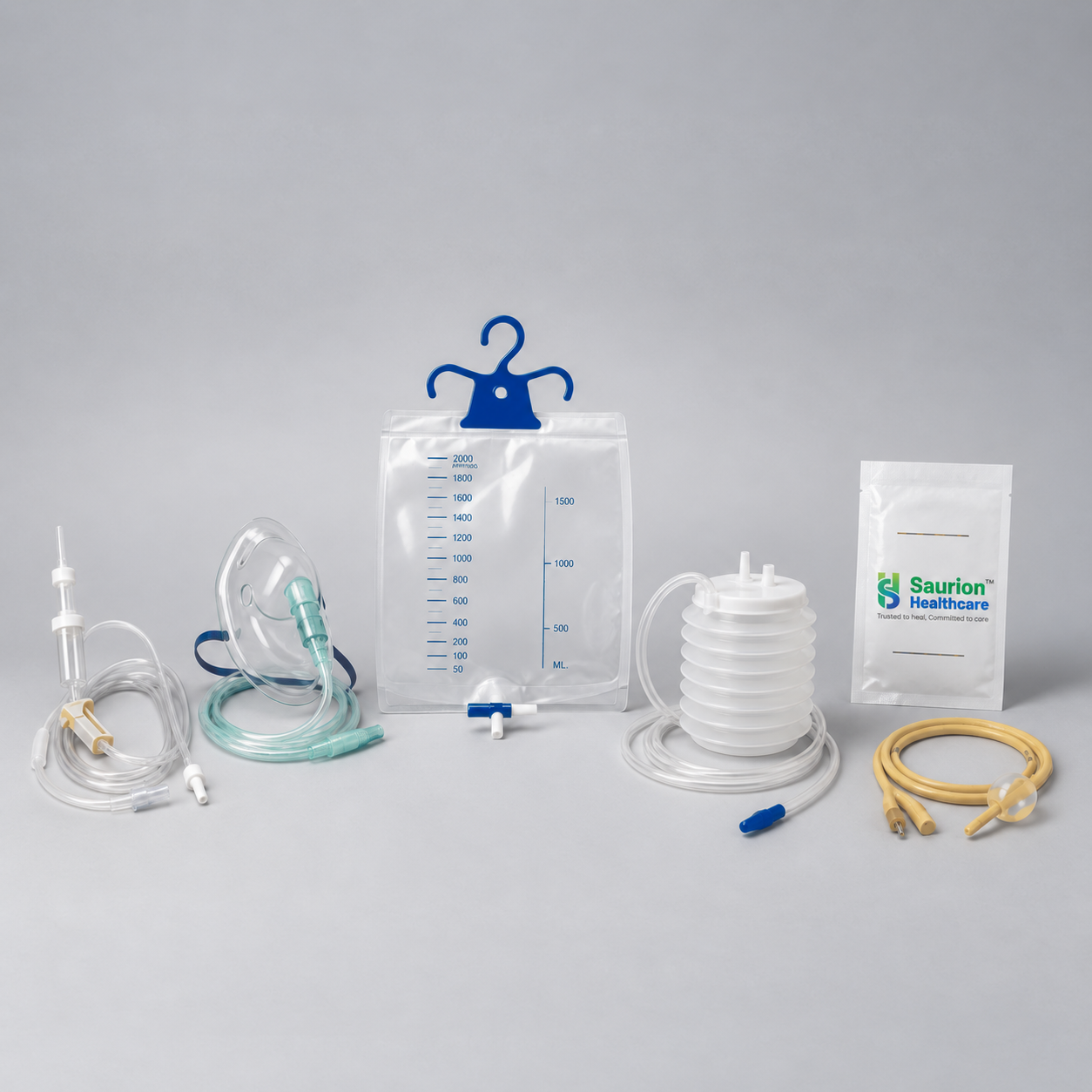 Saurion medical PVC disposable product range
