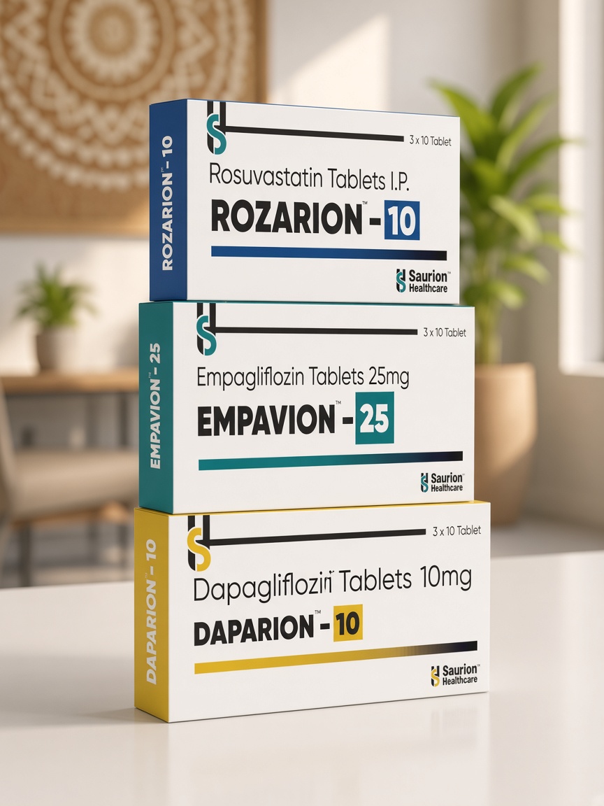 Domestic — Saurion branded medicines for India